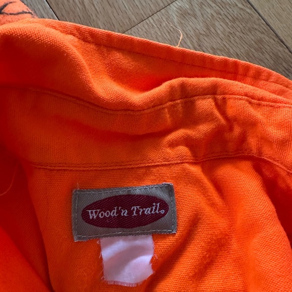 Men’s Orange and Camouflage Hunting Apparel Set - Picture 4 of 6